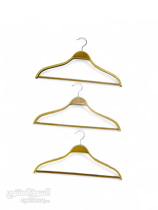 Wooden Hangers Used Good Condition Price per pc 0.300 fils only Qty 300 pc Available