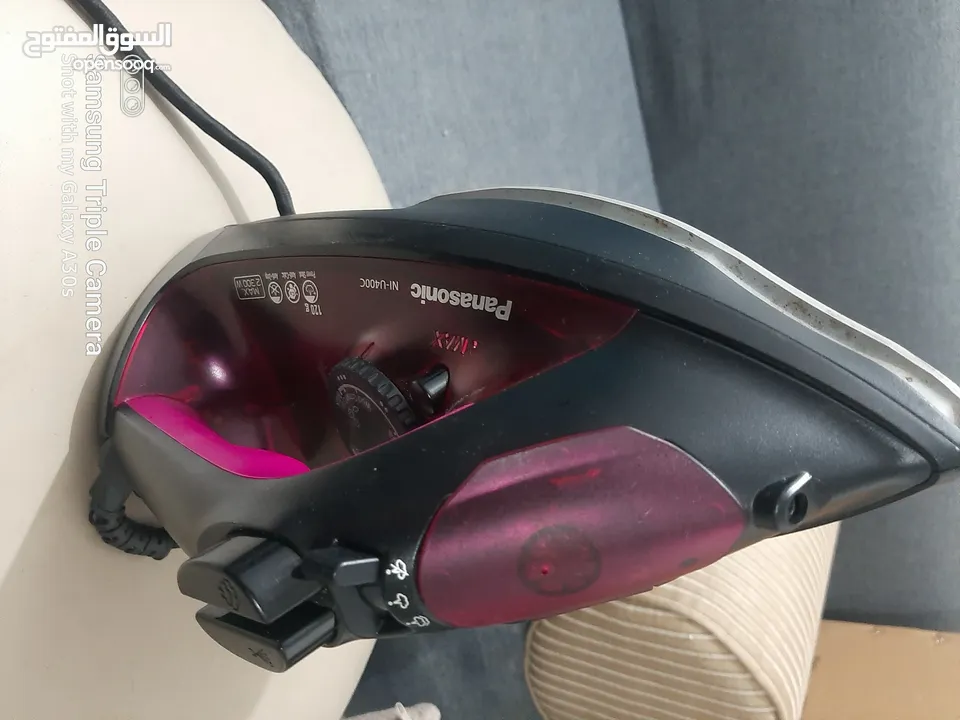 مكواة بخار ماركة باناسونيك 2300 واط شغاله 100% Panasonic Iron 2300W working fine