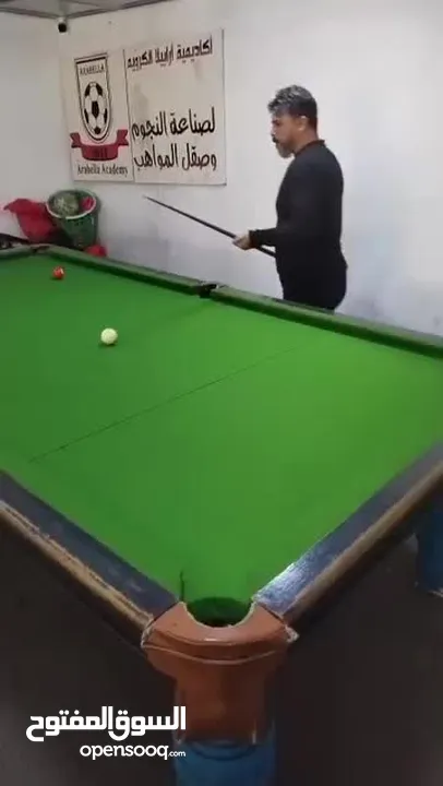 طالولة بلياردوه بلدي 10 قدم بحاله جيده