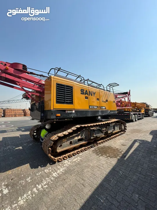 SANY 75 TON CRAWLER CRANE  DUBAISAUDI ARABIA  رافعة مجنزرة ساني 55 طن