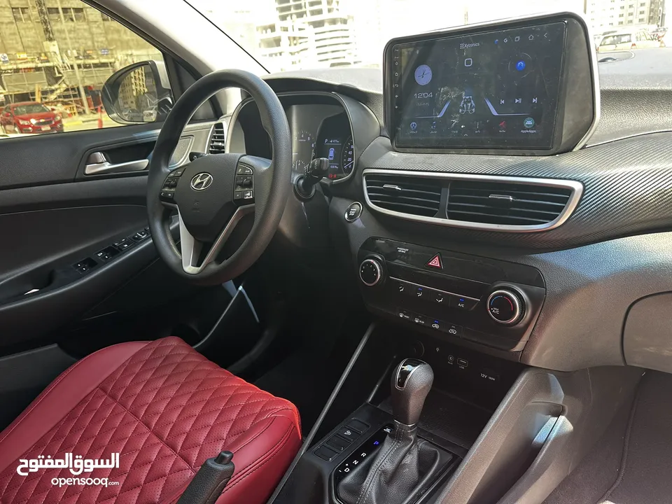 Hyundai Tucson 2019 GCC original paint هيونداي توسان 2019 صبغ وكاله بصمة كراسي كهربا جلد