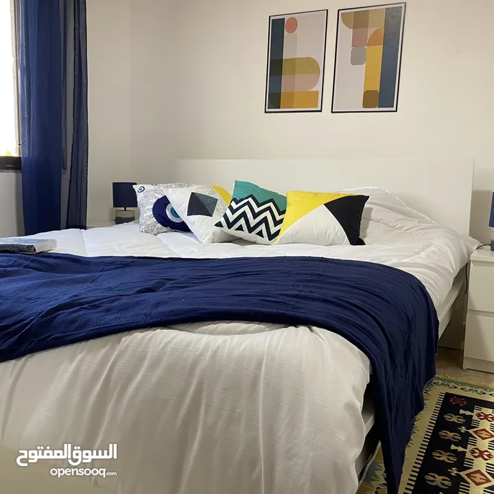ستوديو مفروش للايجار - منطقة الكرسي غرب عمّان