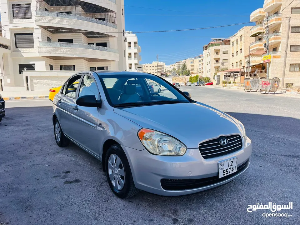 هونداي اكسنت 2008 بحاله ممتازه اوتوماتيك محرك 1600cc