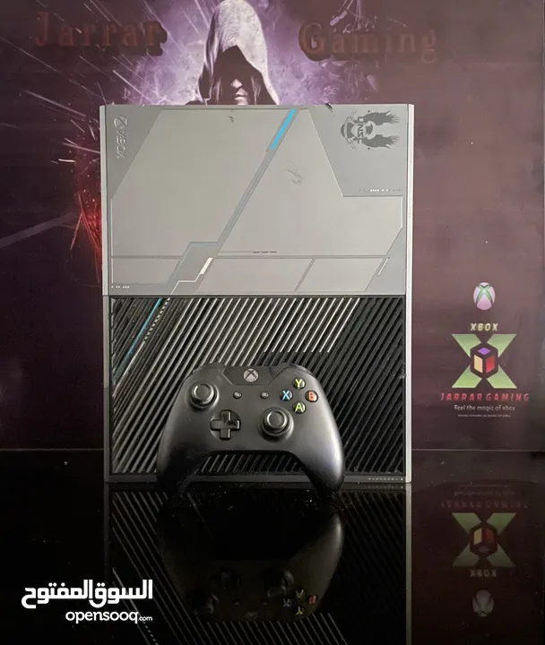 Xbox one 1000 giga Halo edition  بحالة الوكاله