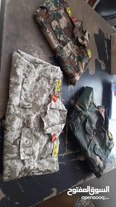 ملابس ( بدلات عسكريه) للأطفال من عمر 1سنه -10  سنوات