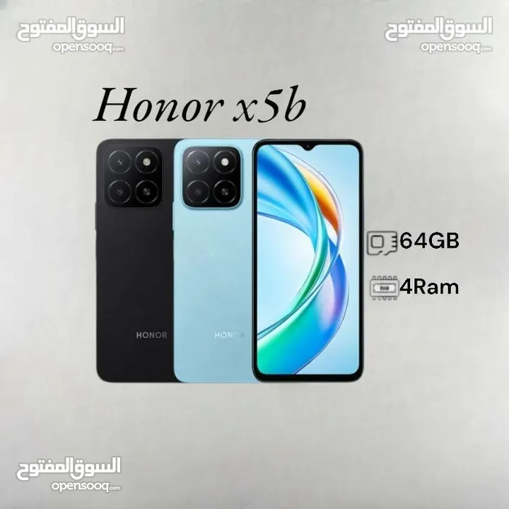 Honor x5b 64GB/4Ram هونر x 5 b