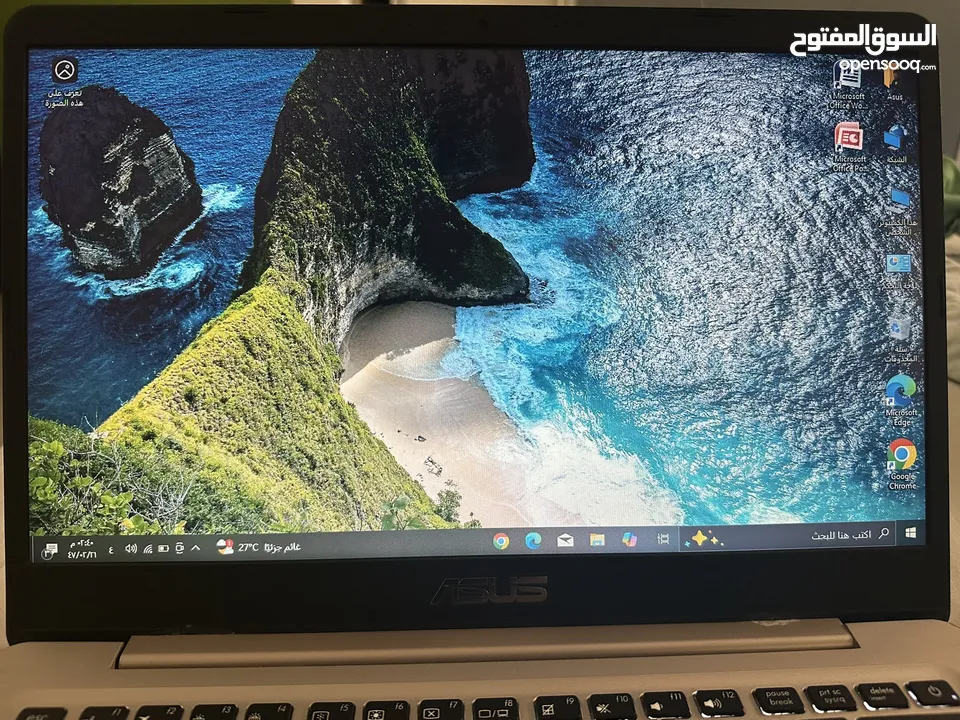 لابتوب asus جيل ثامن i5 كيبورد مضيء سعرر حررق