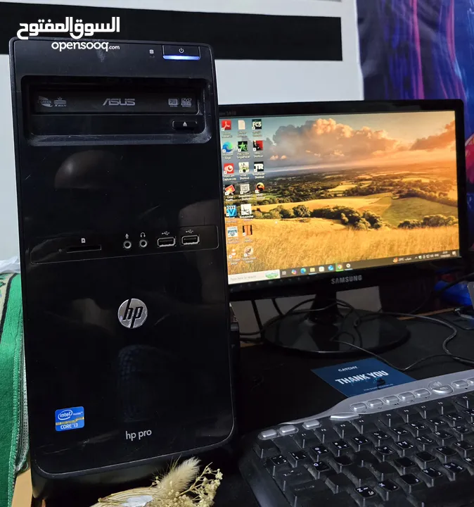 جهاز كمبيوتر (HP Core i3-3240) للبيع
