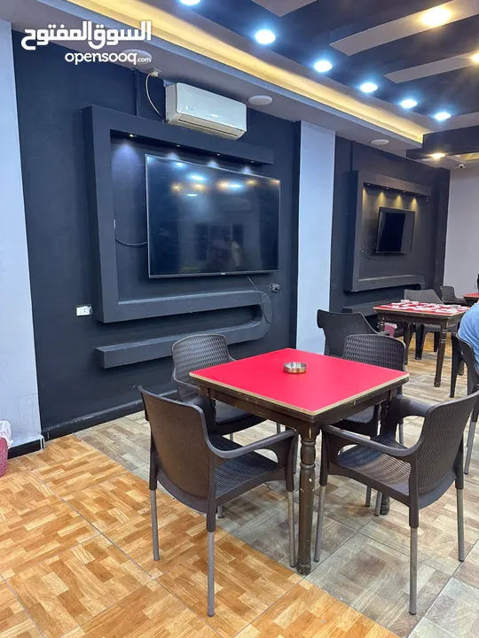 مقهى شعبي  للبيع مع جميع معداتو