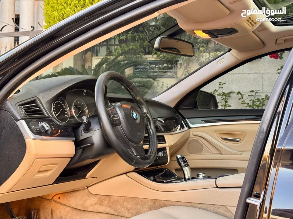 للبيع او البدل ع اقل سعر.  BMW 528i فحص كامل موديل 2014