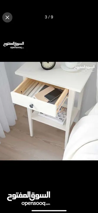 White side table