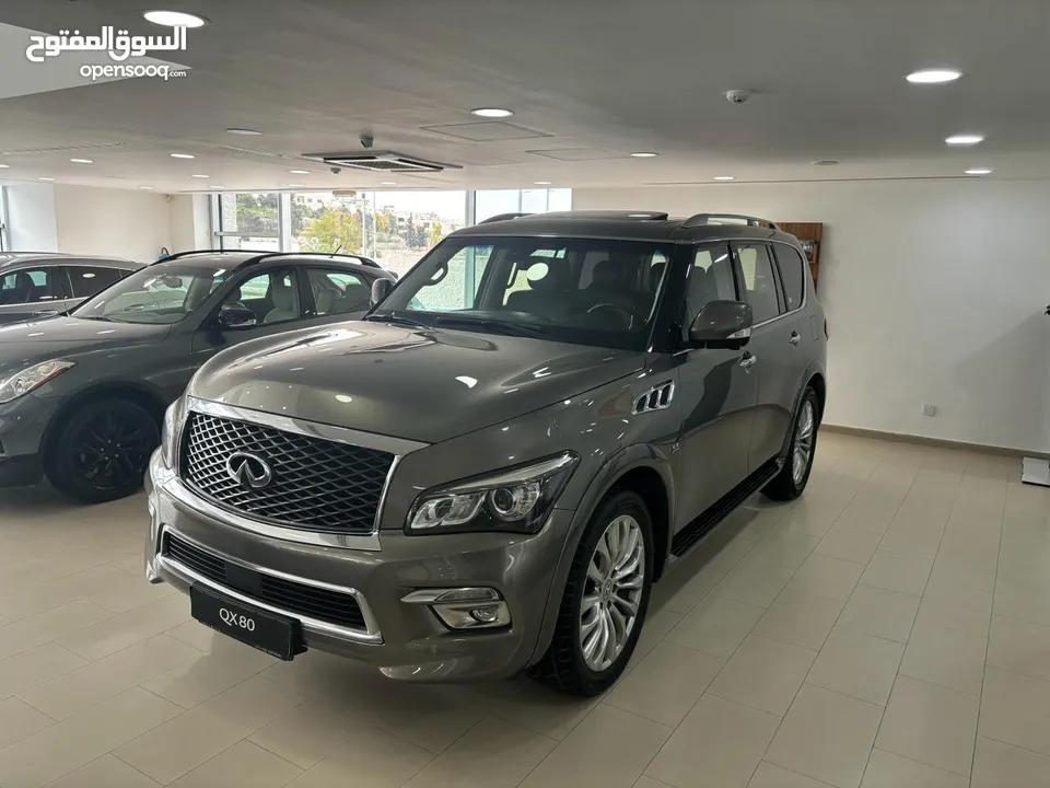 انفنتي QX80  2016 وارد وكفالة الشركه