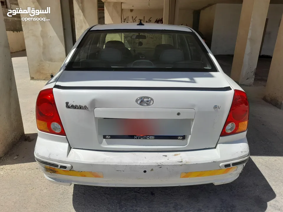 هونداي فيرنا 2005,يد أولى للبيع موتور شركة ستاندر بوية شركة  افحص وين بدك من الاخر علكاش،النظيف سعرة