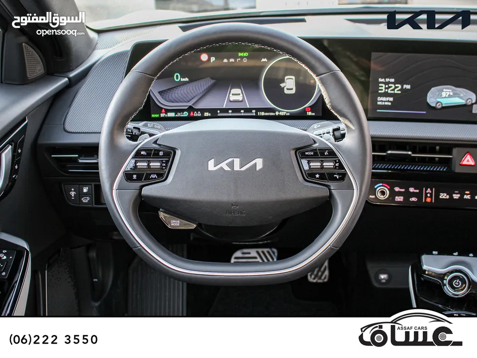 Kia ev6 gt line 2023 عداد صفر،  كفالة الوكيل