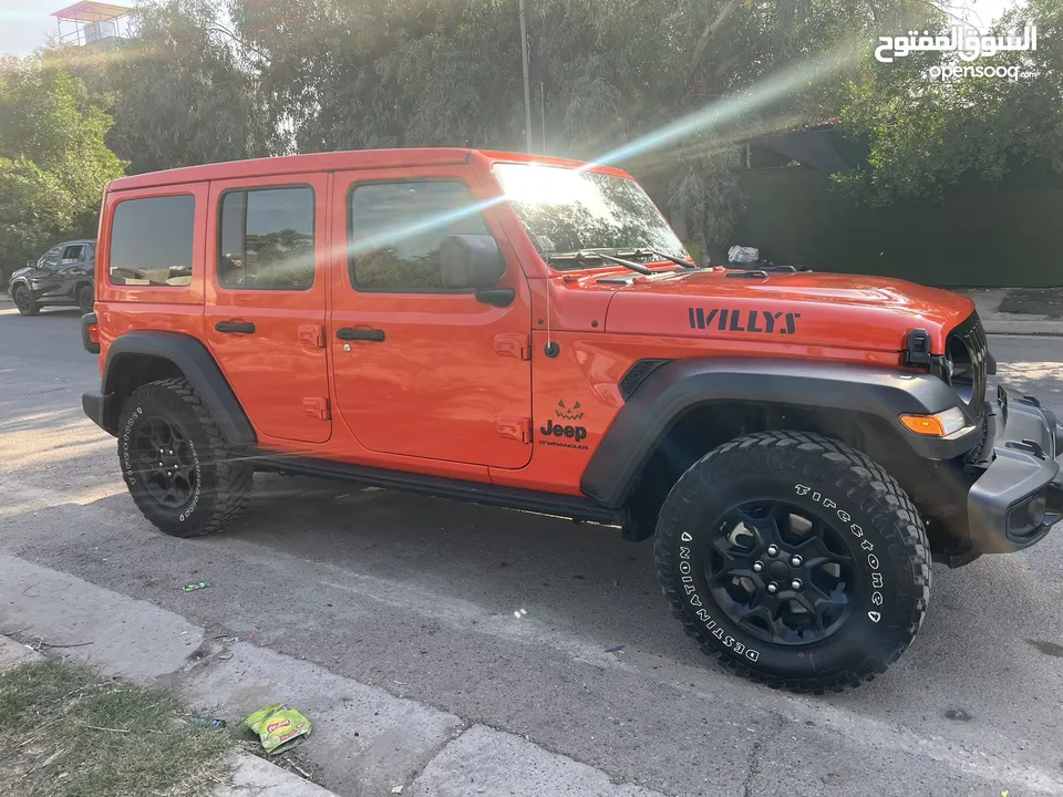 جيب رانجلر للبيع موديل 2023 wrangler Willy’s