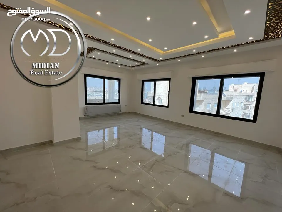 شقق طوابق مختلفة جديدة للبيع الشميساني مساحات 160م & 250م مع تراسات و حدائق بأسعار مميزة