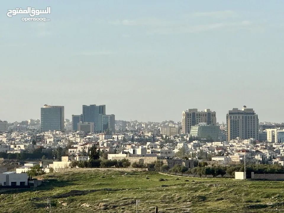 رووف مفروش بإطلالة جميلة ومميزة للإيجار ( اليومي او الاسبوعي ) 60 دينار لليلة الواحدة