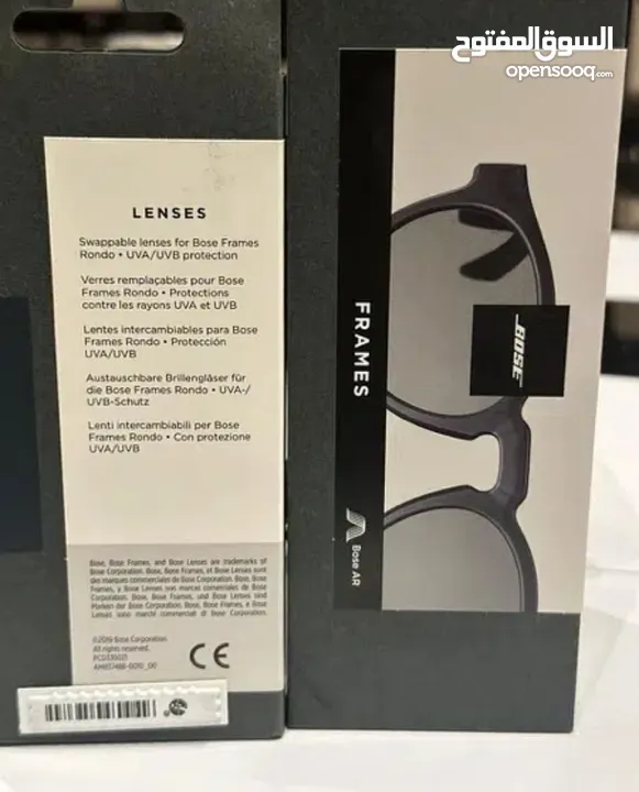 BOSE Frames (Rondo) - with brand new spare set of lenses