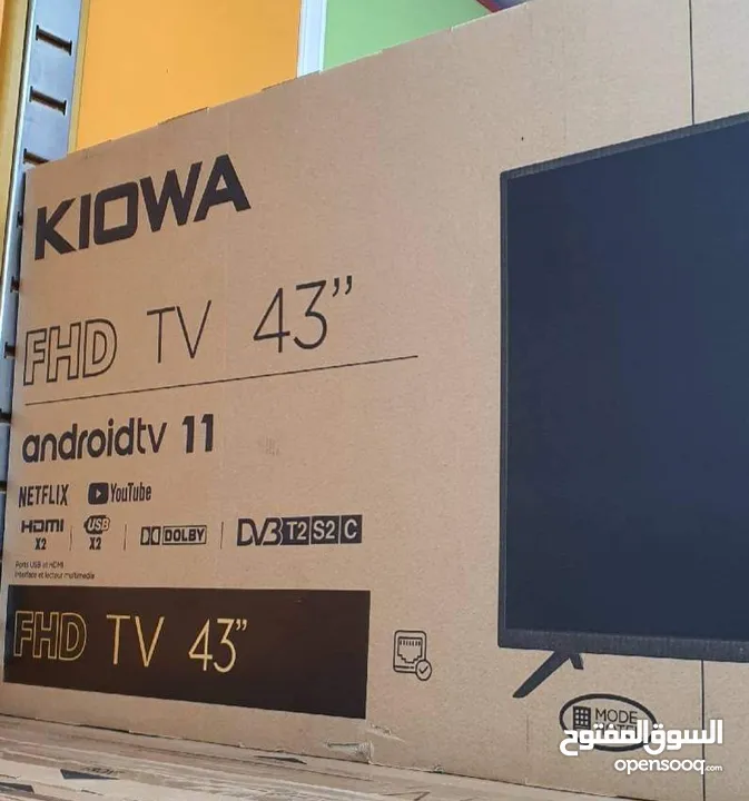 Tv Kiowa 43 pouce Smart Android