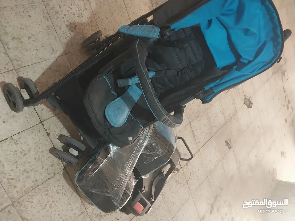 عرباية اطفال مع كوت ماركة even flo بحالة ممتازة للبيع