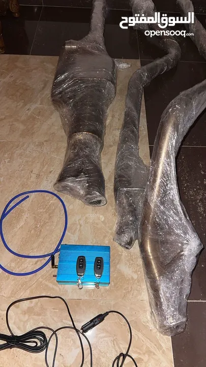 cat back exhaust bullet  3 inch    كات باك من شركة بوليت 3 انش مع سيت كامل مستخدم شهرن