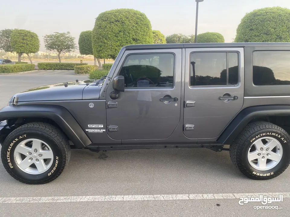 جيب رانجلر انليميتيد سبورت Jeep wrangler unlimited Sport JK 2017