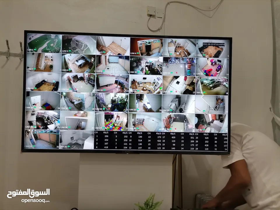 كاميرات مراقبة  خدمة 24 ساعه جميع مناطق الكويت وتساب