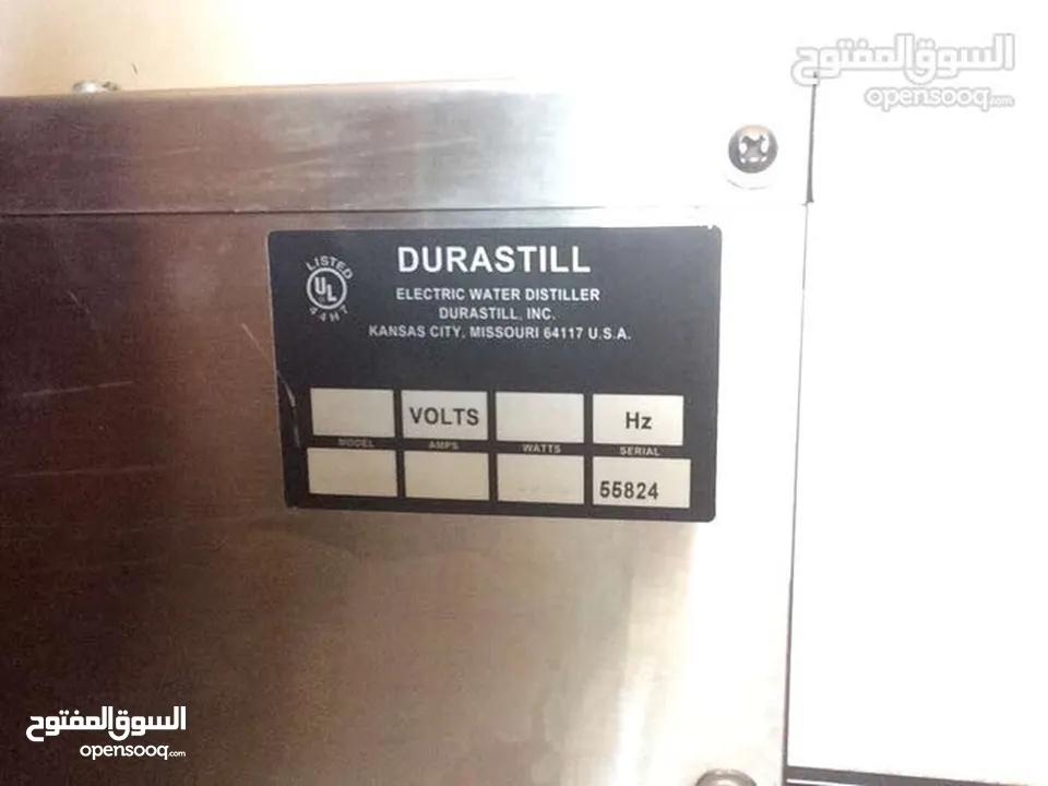 جهاز امريكي لتقطير الماء للبيع.      Water distiller Durastill