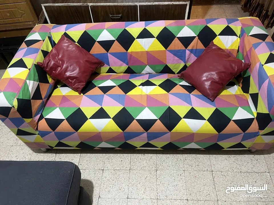كنبة آيكيا بحاله ممتازه