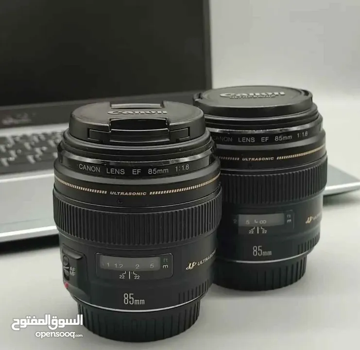 متوفر كاميرات وعدسات   كانون 80d  750d  1200d 4000d