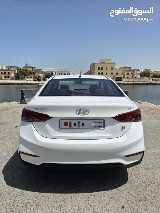 # HYUNDAI ACCENT ( YEAR-2019) WHITE SEDAN CALL ME 35 66 74 74