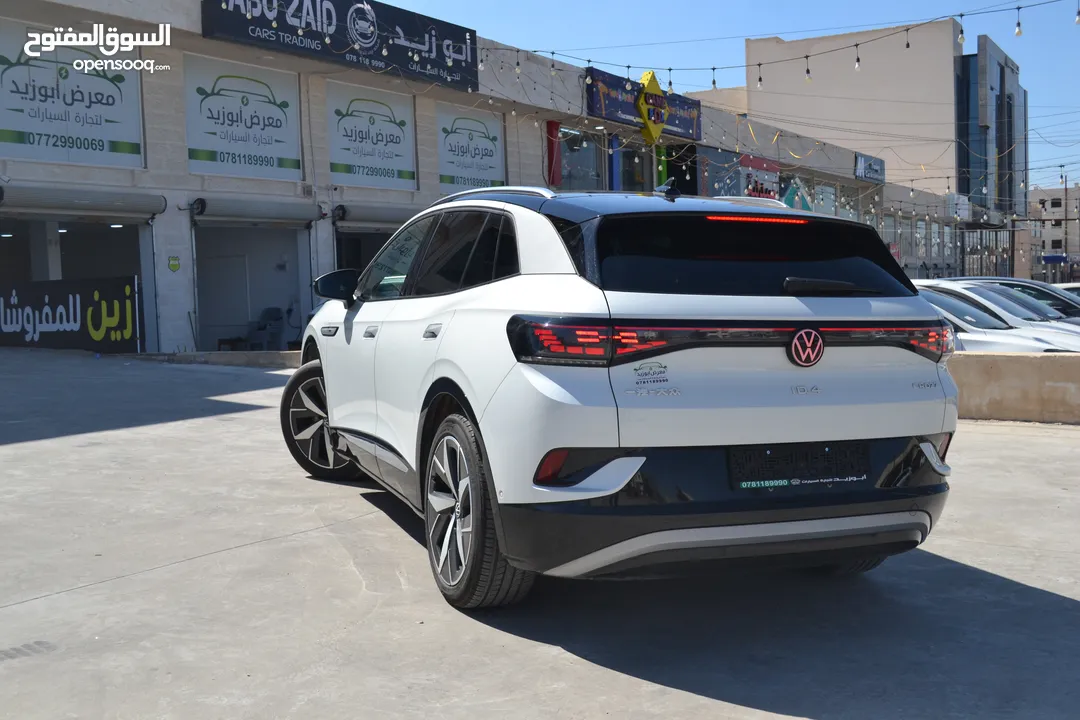VOLKSWAGEN ID.4 CROZZ  PRO BIANO BLACK  2023 لون لؤلؤي فحص كامل