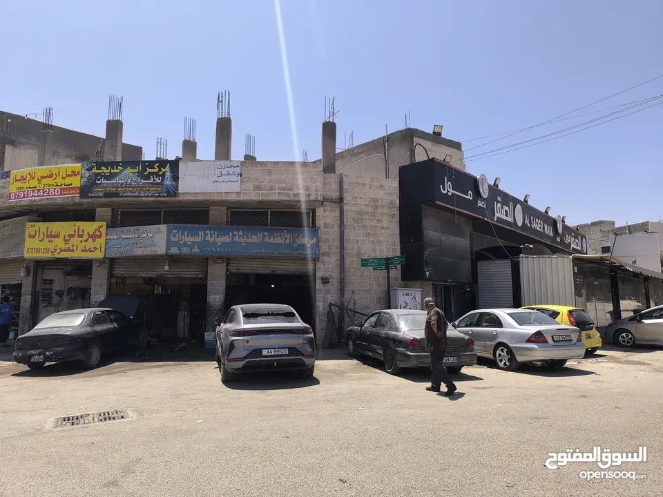 محلات و معارض ارضية للإيجار بعين الباشا