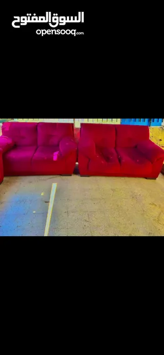 طقم كنب بحاله جيدة للبيع