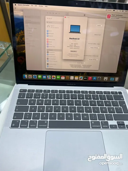 Apple Macbook Air M1 512GB ماك بوك 2020 جديد