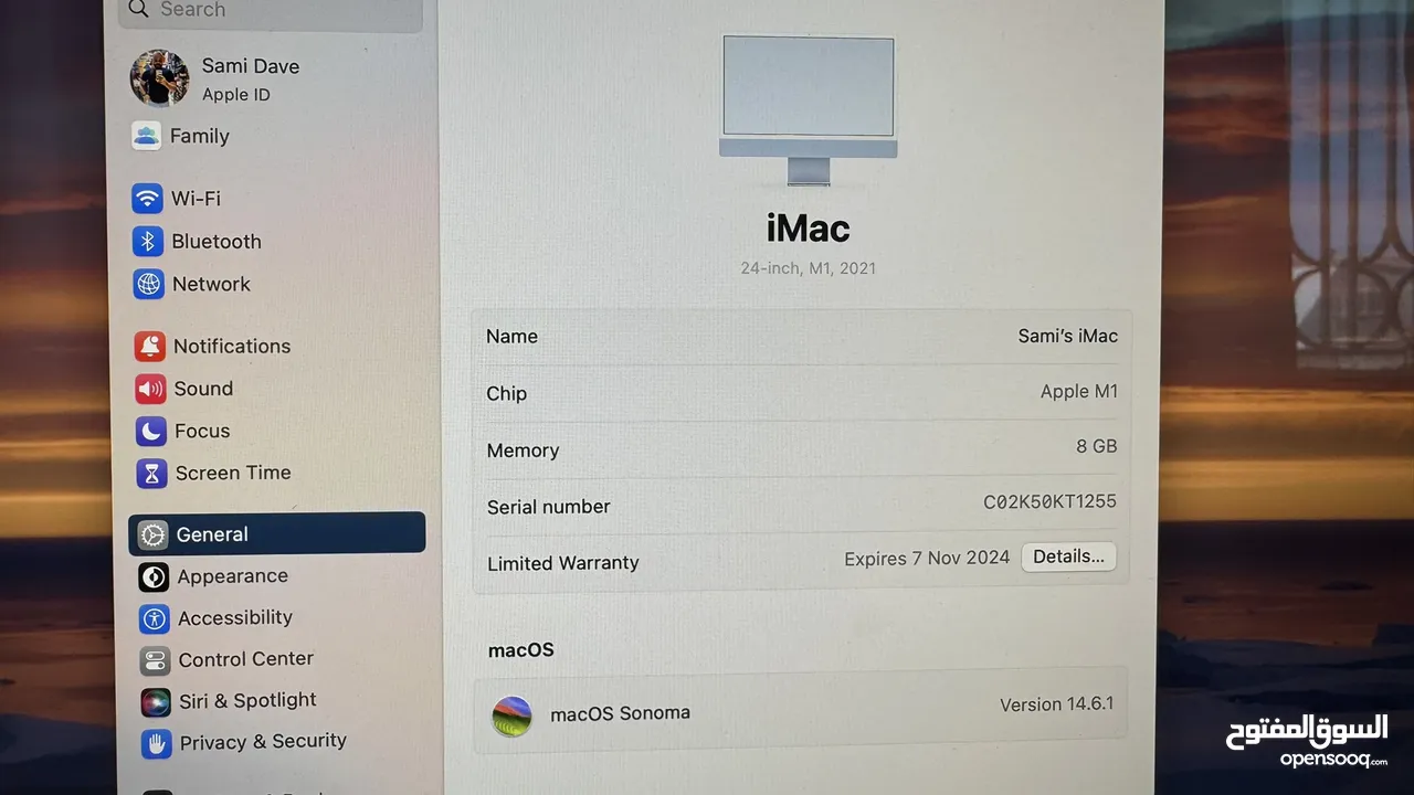 imac 2021 M1 256 ssd