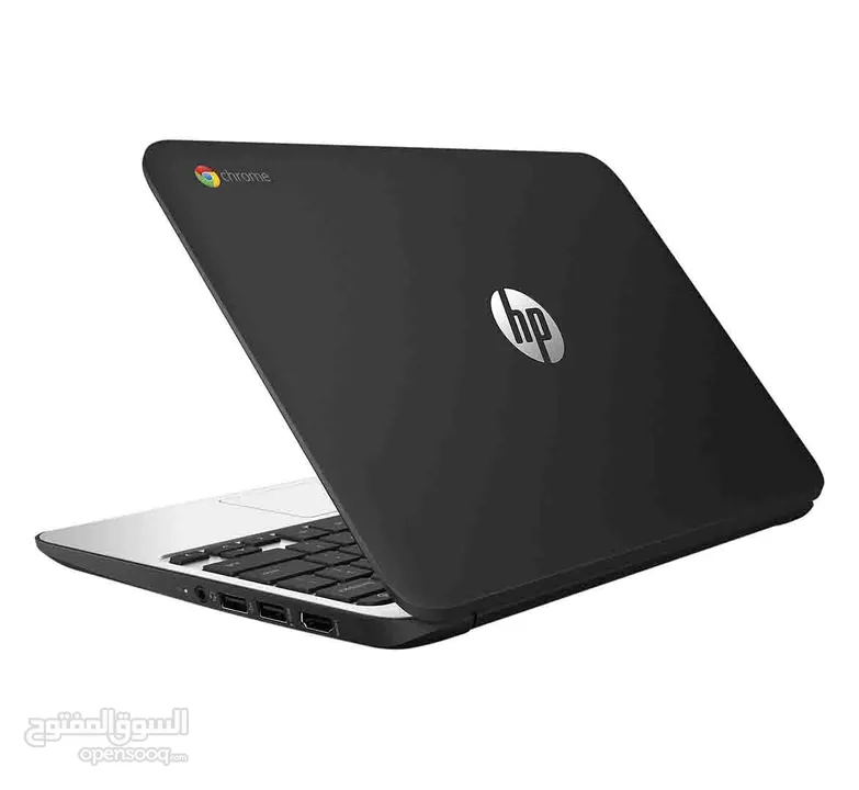 لابتوب hp chrome نظيف وموجوده ملحقاته شاحنه وماوس ولايت