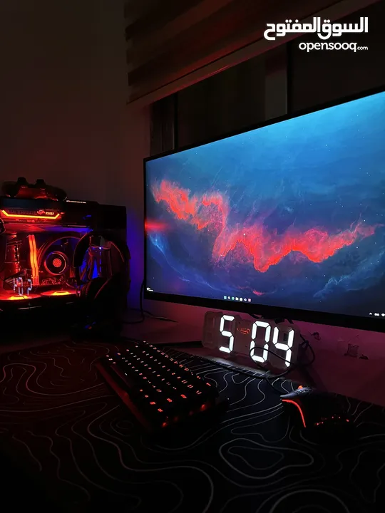 Huntkey CGR 240hz 2k بسعر حرق