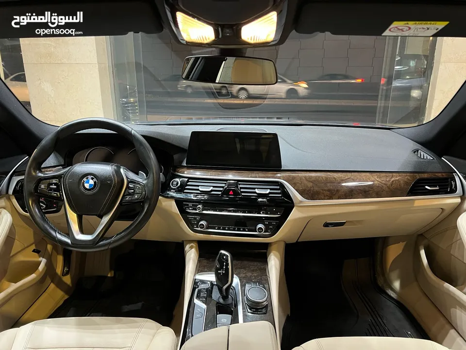 BMW 530i 2017 وارد شركه ابو خضر مالك اول فحص كامل بحاله الوكاله