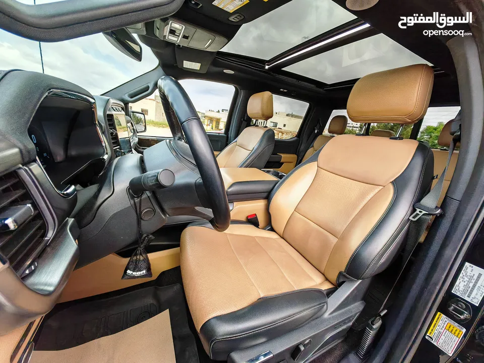 Ford F-150 2021 Lariat ( Gasoline )   powerboost 4x4 فورد f150 موديل 2021 بحالة ممتازة
