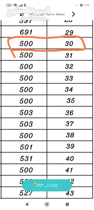 قطعة ارض مربعة الشكل في زواتا