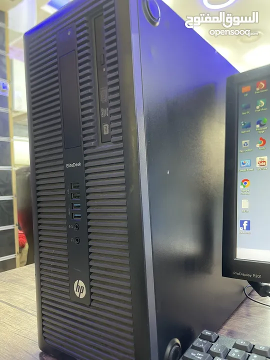 PC HP Core i7 جيل رابع  مع شاشة كامل مكمل قوي و عملي أمريكي اصلي