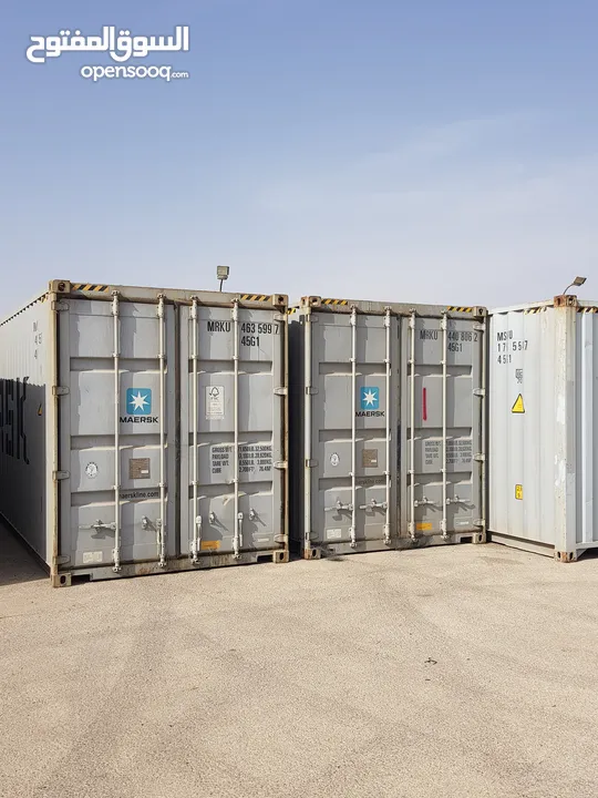 حاويات فارغه مستعمله ( كونتينر ) مجمركه للبيع  في عمان