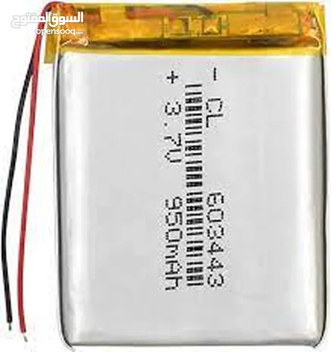 بطاريات ليثوم بانواع مختلفة للاجهزة الالكترونية Lithium Polymer Battery 3.7V