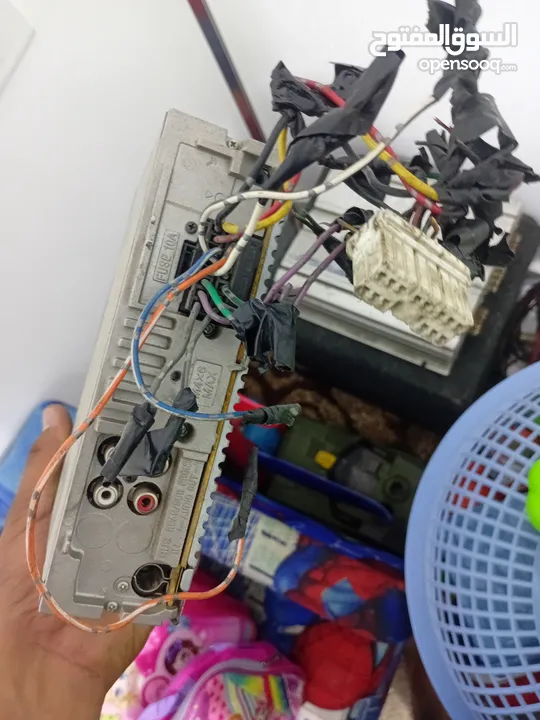مسجل سوني مع صب وجهاز وجدلة كاملة