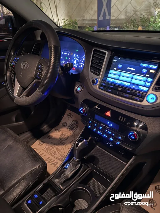 فقط 75 الف جيب هيونداي توسان 2015 فل ملغم ترخيص وتامين شامل سنة 99% دهان شركة جيب مميز جدا لعبة