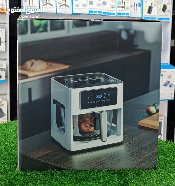 PORODO GLASS PORT AIR FRYER TOUCH PANEL