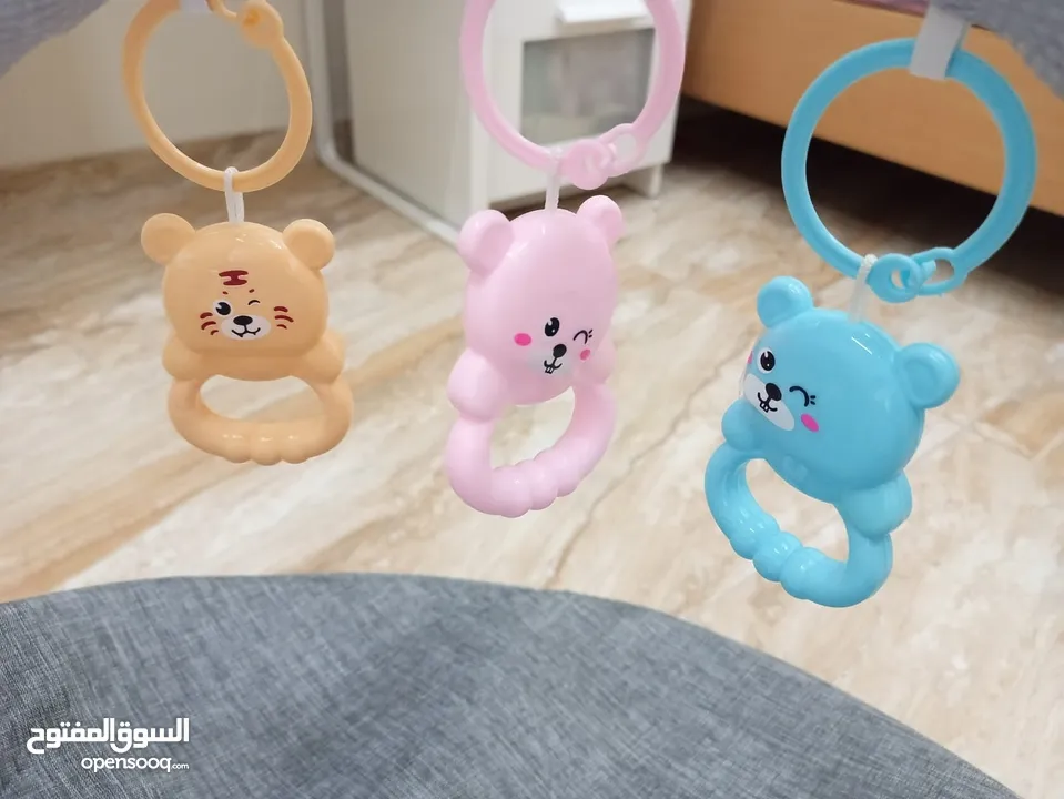كرسي اطفال جديد غير مستعمل مع ناموسية