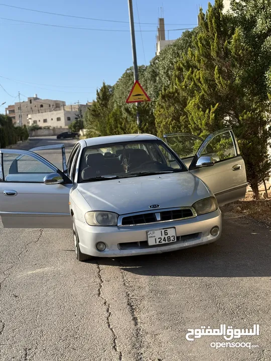 كيا سبيكترا فحص كامل كرت ابيض فل كامل ماعدا الفتحه للبيع بسعر مغري 3000 الفحص مرفق مع الصور
