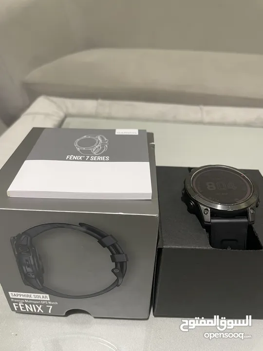 ساعة جارمن قابل لتفاوض GARMIN FENIX 7 APPHIRE SOLAR